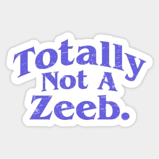 Totally Not A Zeeb - Are You Afraid of the Dark - Nickelodeon Sticker